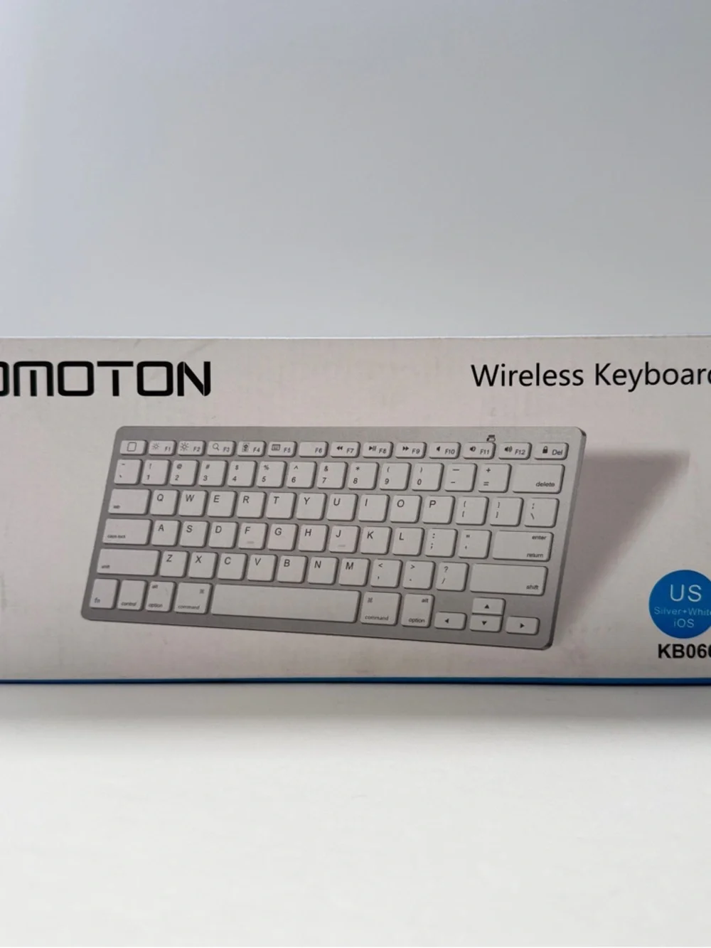 Silver Wireless Bluetooth Keyboard - Slim US Layout